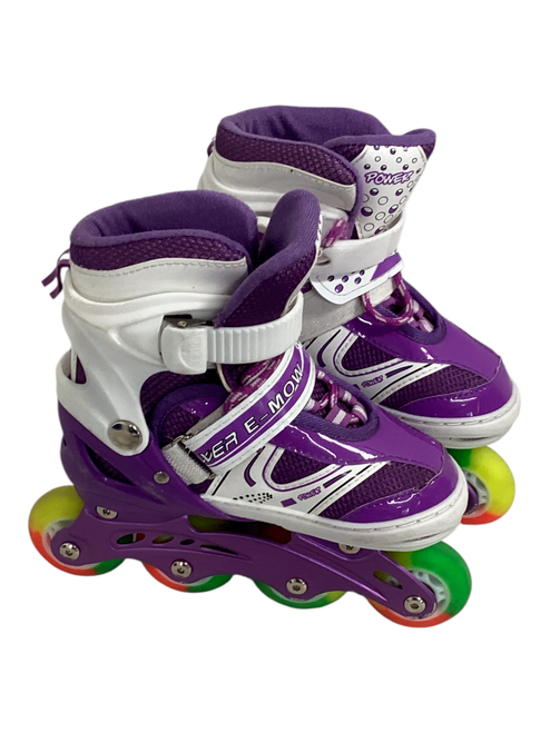 Vist Large View of Product Image Which is Used BOSONER POWER SKATE SET Child Rec Fitness Skates Purple 