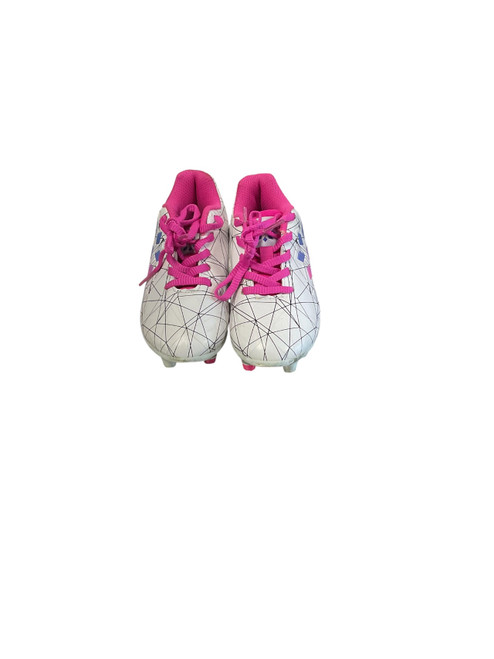 Vist Large View of Product Image Which is Used Soccer Cleats White Youth 10.0