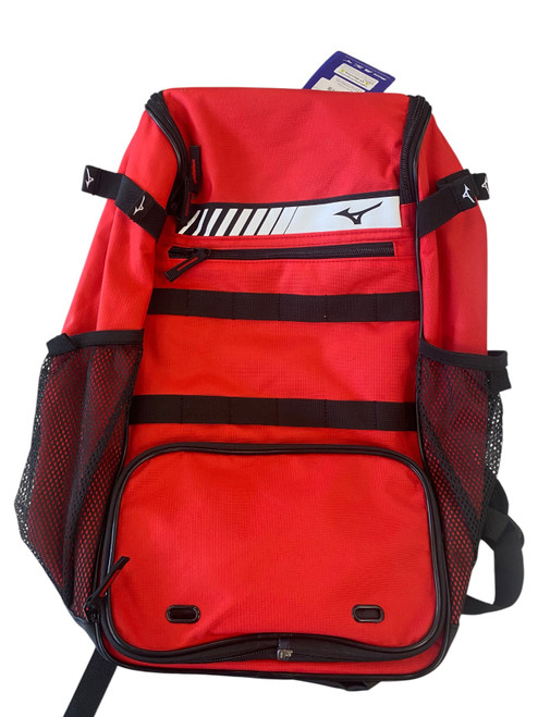 Vist Large View of Product Image Which is Used Mizuno RED BAG BB/SB Player Carry Bag Red