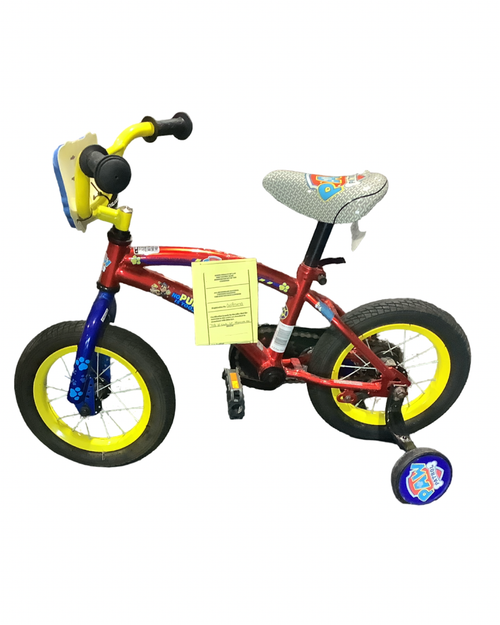 Vist Large View of Product Image Which is Used PAW PATROL Training Wheel Bike Boys Royal Blue 12"