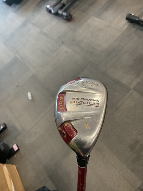 Vist Large View of Product Image Which is Used Callaway BIG BERTHA DIABLO DRS Mens Hybrid Club RH 3 Hybrid