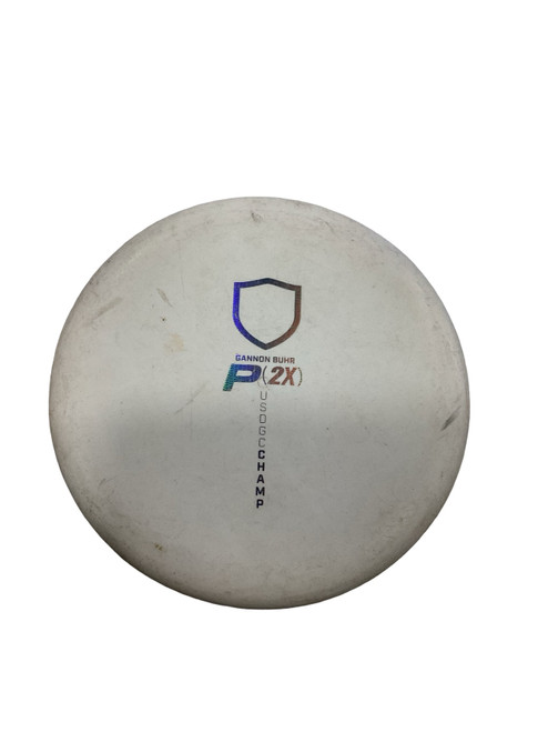 Vist Large View of Product Image Which is Used Discmania GANNON BUHR P2X Disc Golf Putter White