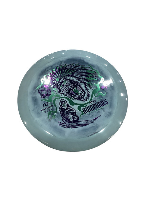 Vist Large View of Product Image Which is Used Prodigy D3 LUKE HUMPHRIES Disc Golf Driver Royal Blue