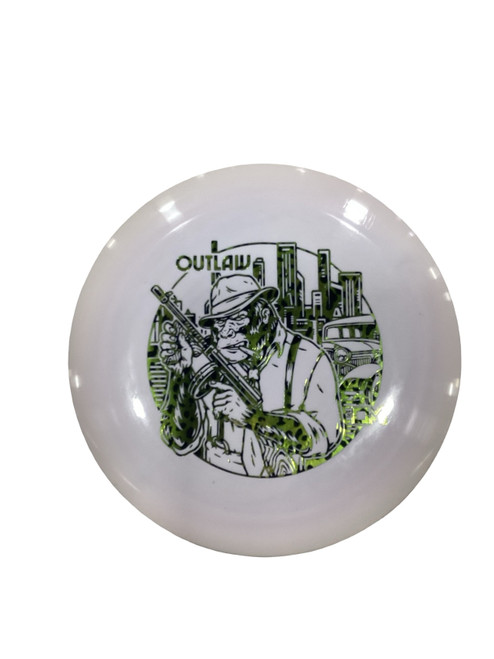 Vist Large View of Product Image Which is Used Legacy OUTLAW Disc Golf Driver White