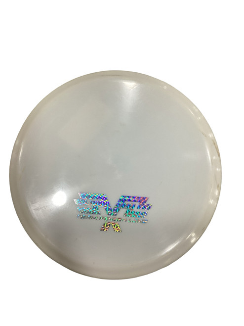 Vist Large View of Product Image Which is Used Finish Line TEAM FINISH LINE MIDRANGE Disc Golf Mid Range White