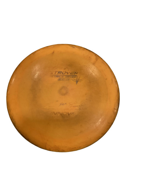 Vist Large View of Product Image Which is Used Innova PAUL MCBETH DESTROYER Disc Golf Driver Orange