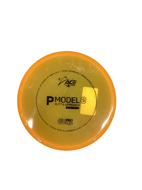 Vist Large View of Product Image Which is Used Prodigy P MODEL S PRO FLEX Disc Golf Putter Yellow