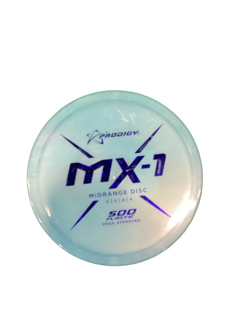 Vist Large View of Product Image Which is Used Prodigy MX-1 Disc Golf Mid Range Royal Blue
