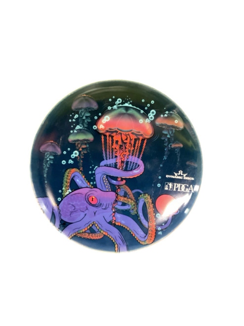 Vist Large View of Product Image Which is Used Dynamic Discs EMAC UNDEWRWATER TRUTH Disc Golf Mid Range Navy Blue