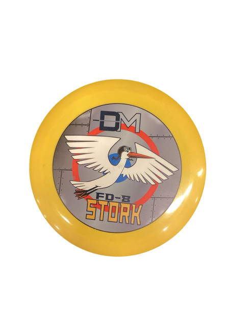 Vist Large View of Product Image Which is Used DM FD-8 STORK Disc Golf Driver Orange
