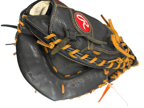 Vist Large View of Product Image Which is Used Rawlings PREMIUM PRO SERIES BB/SB Catchers RH Throw Black 33"