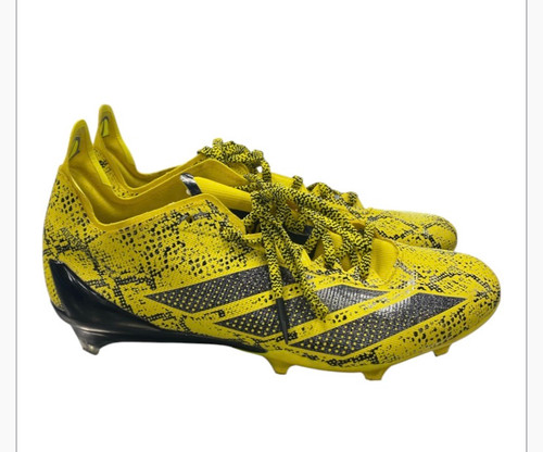 Vist Large View of Product Image Which is Used Adidas Adult FB Cleats Yellow Senior 11