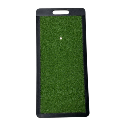 Vist Large View of Product Image Which is Used Golf HITTING MAT Swing Aid