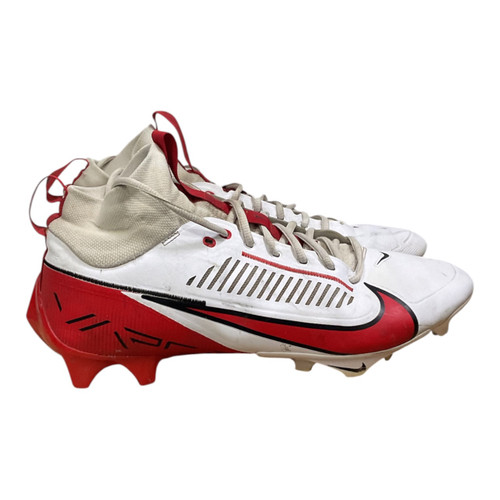 Vist Large View of Product Image Which is Used Nike Adult FB Cleats White Senior 13
