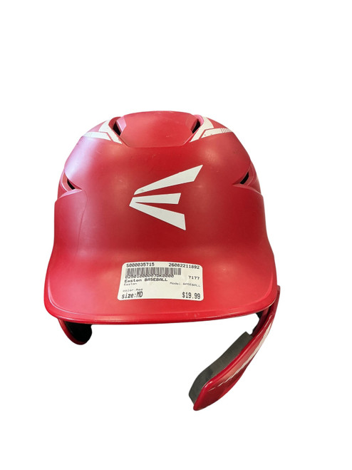 Vist Large View of Product Image Which is Used Easton BASEBALL Batting Helmet No Mask Red MD