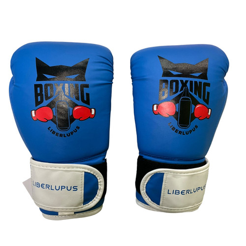 Vist Large View of Product Image Which is Used Boxing Gloves Royal Blue Youth