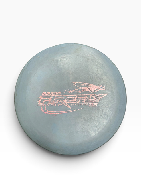 Vist Large View of Product Image Which is Used Innova FIREFLY N5 NATE SEXTON Disc Golf Putter Grey