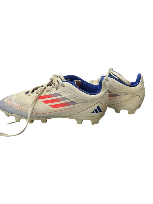 Vist Large View of Product Image Which is Used Adidas F50 CLUB FG Soccer Cleats White Junior 03