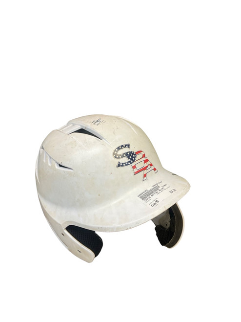 Vist Large View of Product Image Which is Used Victus BATTING HELMET Batting Helmet No Mask White MD