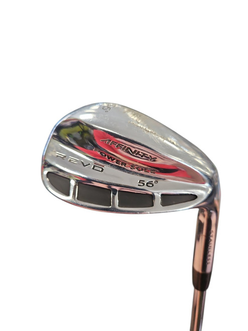Vist Large View of Product Image Which is Used Affinity POWERSOLE REVO Golf Wedge Mens RH 56 Degree