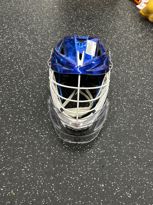 Vist Large View of Product Image Which is Used Cascade XRS W/ GOALIE THROAT Lacrosse Helmet None One Size