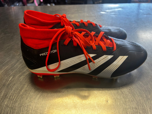 Vist Large View of Product Image Which is Used Adidas Soccer Cleats Black Junior 02