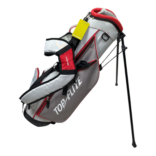 Vist Large View of Product Image Which is Used Top Flite 5 WAY STAND BAG Jr Stand Bag Grey
