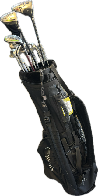 Vist Large View of Product Image Which is Used Ping ZING Mens Package Set RH Black 14 Piece