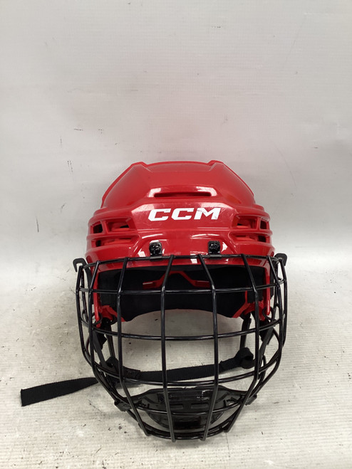 Vist Large View of Product Image Which is Used CCM TACKS 70 S Helmet Cage Combo Red SM