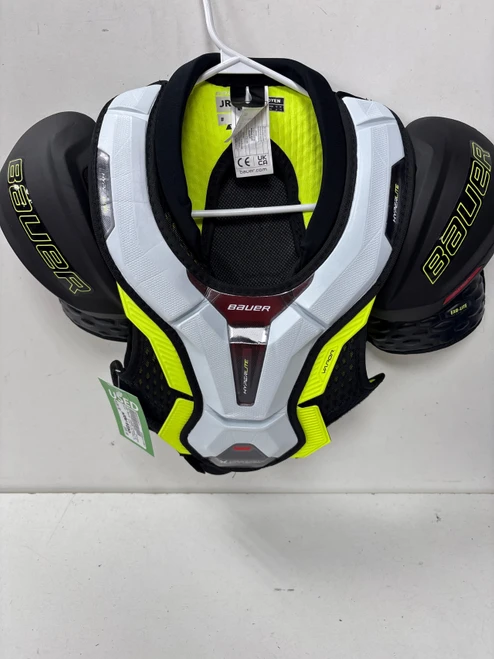 Vist Large View of Product Image Which is Used Bauer VAPOR HYPERLITE Junior Shoulder Pads MD (new= $220)