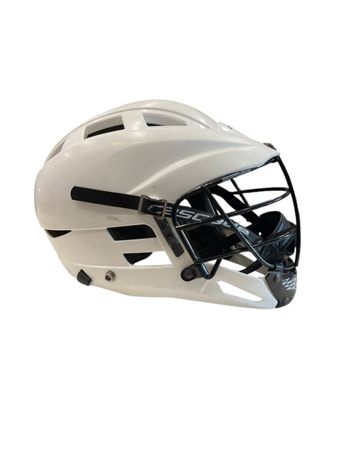 Vist Large View of Product Image Which is Used Cascade LAX HELMET YOUTH Lacrosse Helmet White One Size