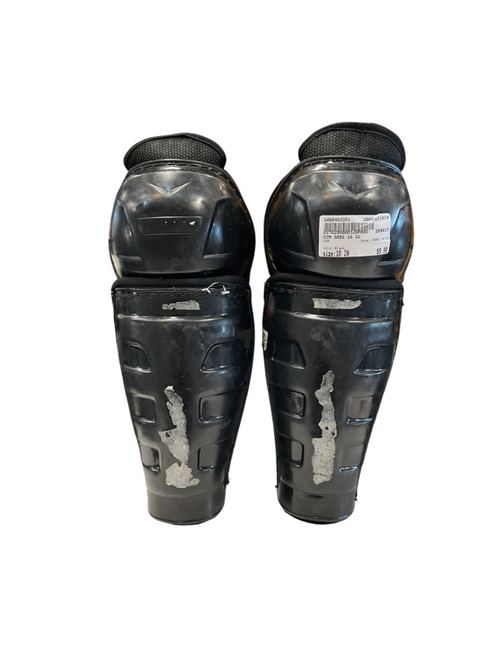 Vist Large View of Product Image Which is Used CCM 3092 10 SG Youth Shin Guards Black 10"