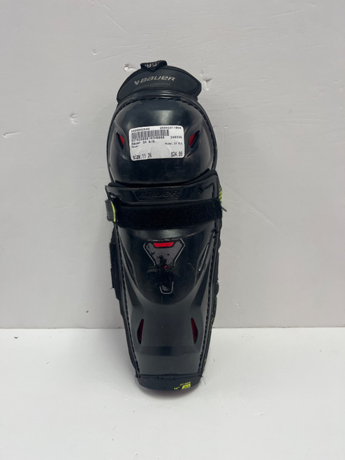 Vist Large View of Product Image Which is Used Bauer 3X S/G Junior Shin Guards None 11"