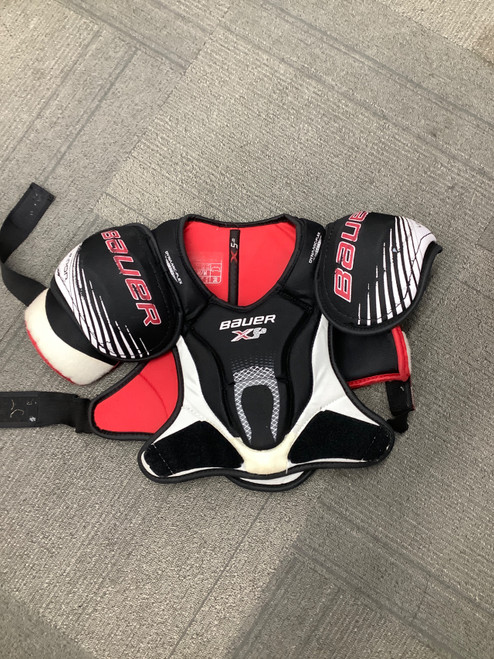 Vist Large View of Product Image Which is Used Bauer X 5.0 Junior Shoulder Pads MD