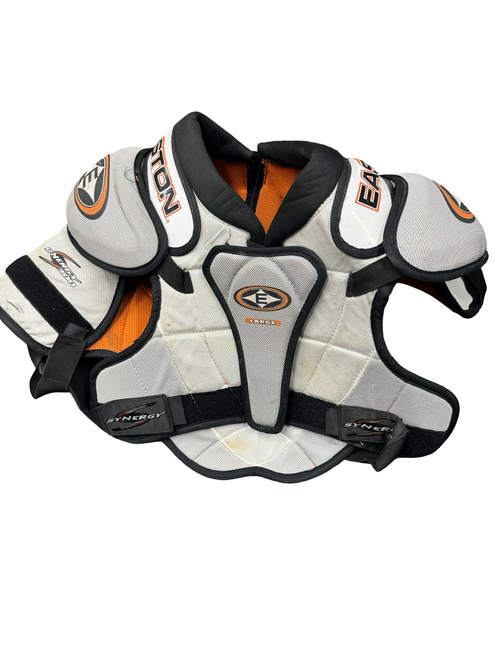 Vist Large View of Product Image Which is Used Easton SYNERGY 300 Senior Shoulder Pads LG