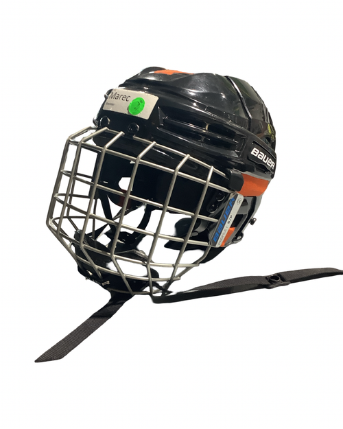 Vist Large View of Product Image Which is Used Bauer Profile Helmet Cage Combo Black SM