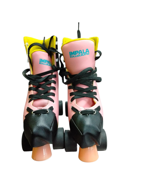 Vist Large View of Product Image Which is Used Impala SKATES Senior Roller Quad Skates Pink Senior 9