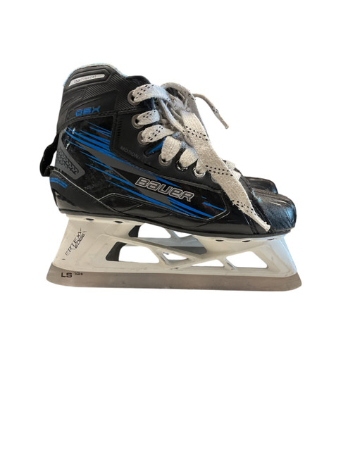 Vist Large View of Product Image Which is Used Bauer GXS SZ 1 EE Junior Goalie Skate Junior 01