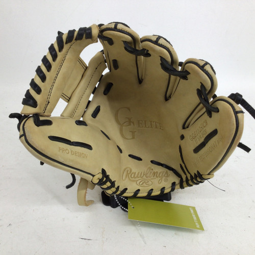 Vist Large View of Product Image Which is Used Rawlings GOLD GLOVE ELITE 11.25IN RHT BB GLOVE BB/SB Glove RH Throw Tan 11 1/4"