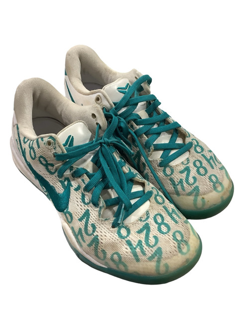 Vist Large View of Product Image Which is Used Nike Basketball Shoes M White Senior 5.5