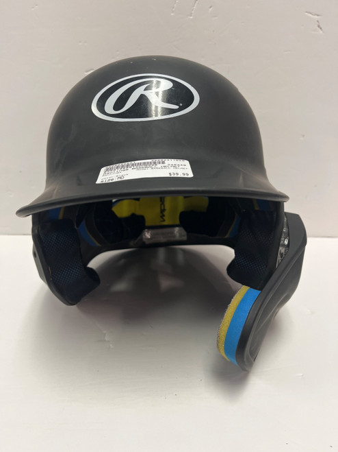 Vist Large View of Product Image Which is Used Rawlings BASEBALL HELMET Batting Helmet No Mask Black MD
