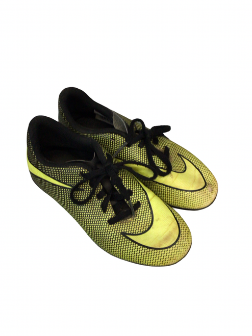 Vist Large View of Product Image Which is Used Nike Soccer Cleats Yellow Youth 13.0