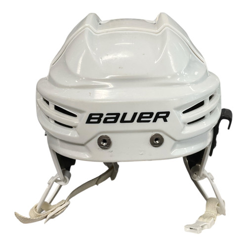 Vist Large View of Product Image Which is Used Bauer PRODIGY Hockey Helmet Only White One Size