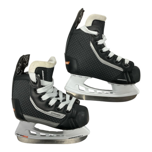 Vist Large View of Product Image Which is Used WinnWell AMP 300 Youth Hockey Skate Youth 10.0