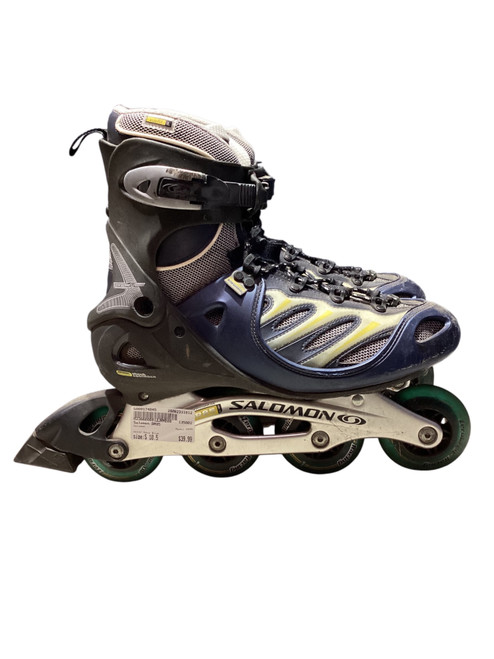 Vist Large View of Product Image Which is Used Salomon DR85 Senior Rec Fitness Skates Navy Blue Senior 10.5