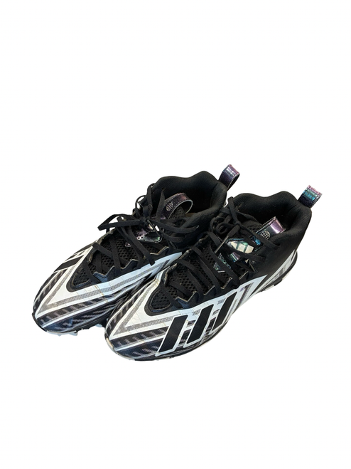 Vist Large View of Product Image Which is Used Adidas Adult FB Cleats Black Senior 7.5