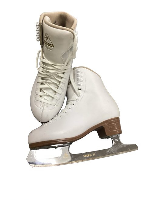 Vist Large View of Product Image Which is Used Jackson EXCEL WomensFigure Skate White Senior 5.5