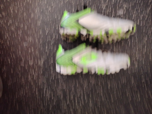 Vist Large View of Product Image Which is Used Lotto Soccer Turf Shoes Grey Junior 03
