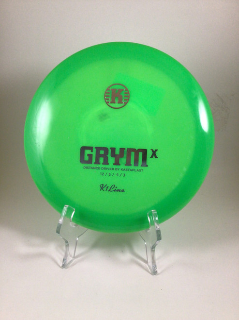 Vist Large View of Product Image Which is Used Kastaplast K1 GRYM X Disc Golf Driver Green 174g