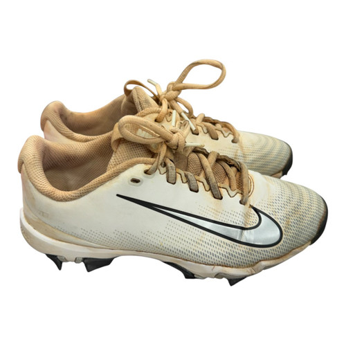 Vist Large View of Product Image Which is Used Nike VAPOR SHARK 3 Jr FB Cleats White Junior 03.5